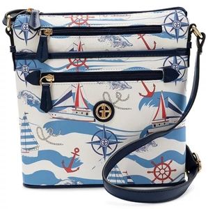 GIANI BERNINI Nautical North South Small Crossbody